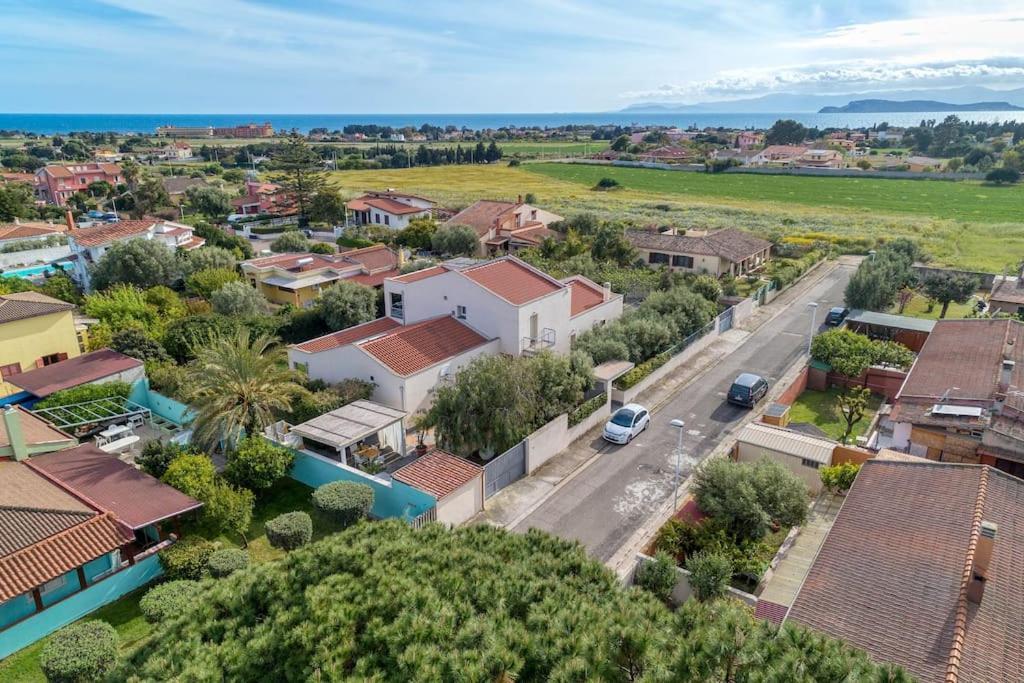 La Casa Degli Ulivi Appartamento In Villa Con Patio Quartu SantʼElena Zewnętrze zdjęcie